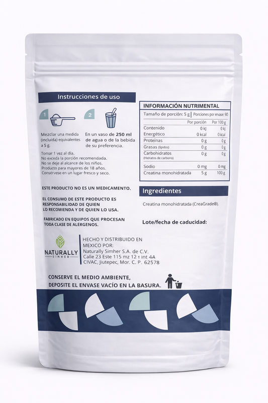 Better U | Creatina Monohidratada en Polvo