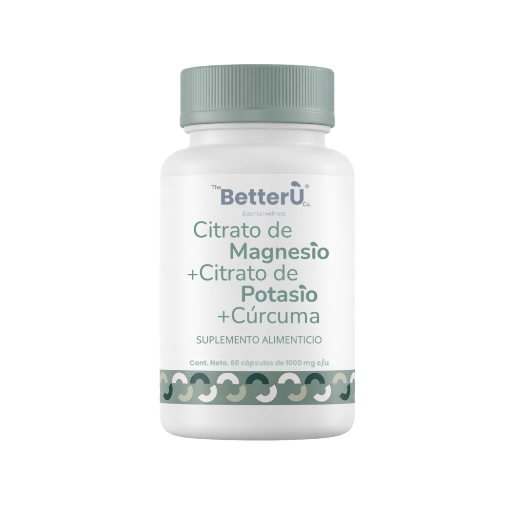 Better U | Citrato de Magnesio + Citrato de Potasio + Cúrcuma